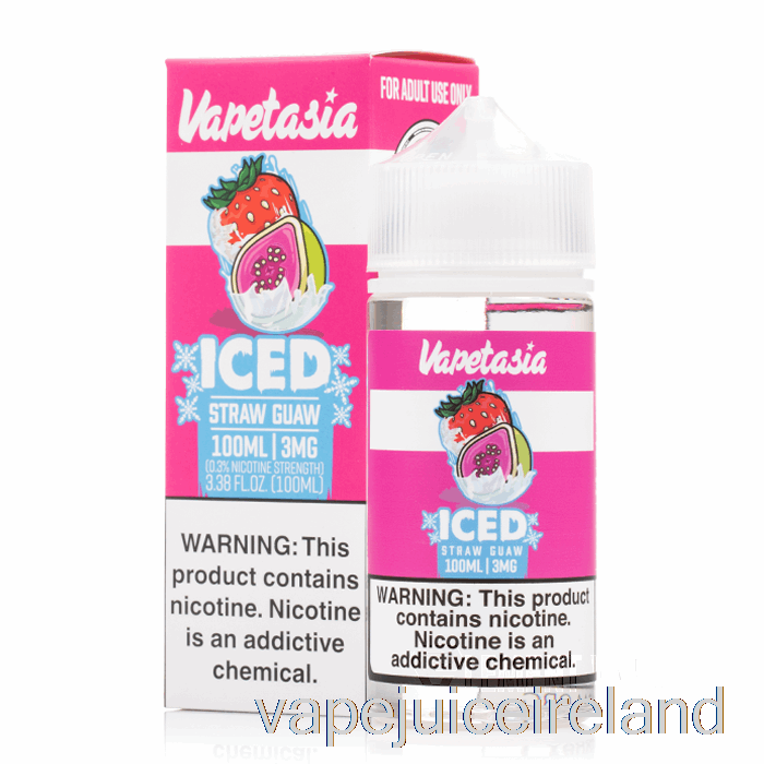 Vape Juice ICED Straw Guaw - Vapetasia - 100mL 3mg